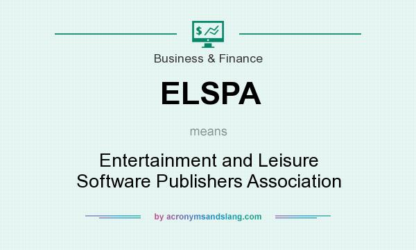 What does ELSPA mean? It stands for Entertainment and Leisure Software Publishers Association