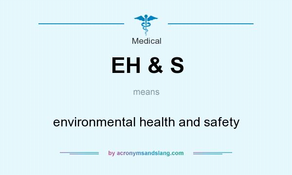 What does EH & S mean? It stands for environmental health and safety