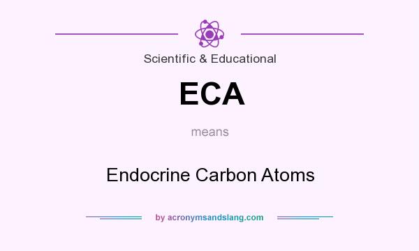What does ECA mean? It stands for Endocrine Carbon Atoms