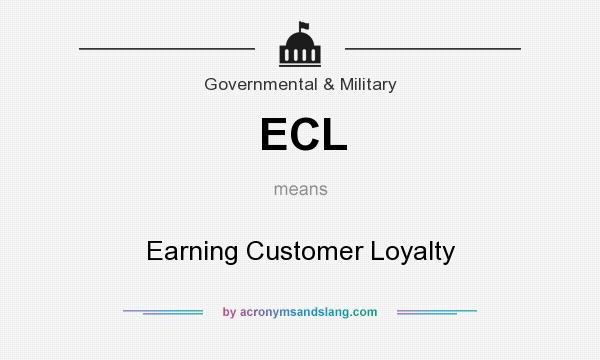 What does ECL mean? It stands for Earning Customer Loyalty