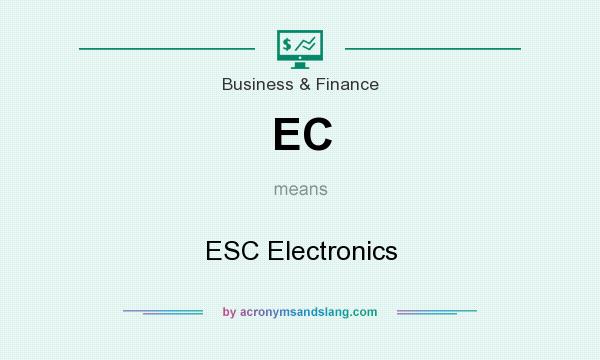 What does EC mean? It stands for ESC Electronics