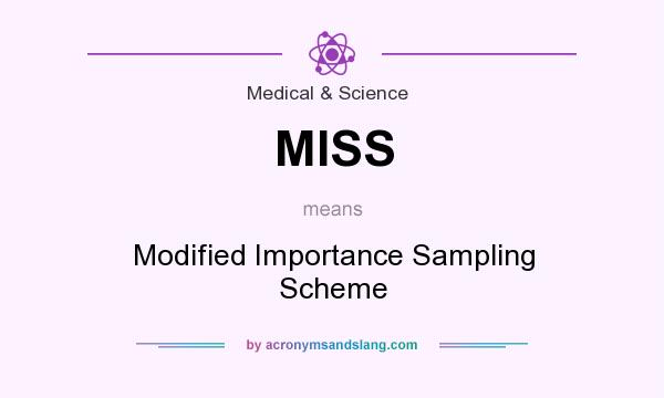 What does MISS mean? It stands for Modified Importance Sampling Scheme
