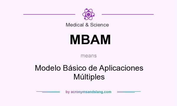 What does MBAM mean? It stands for Modelo Básico de Aplicaciones Múltiples
