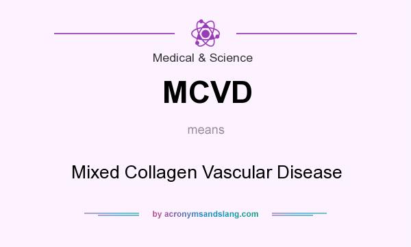 What does MCVD mean? It stands for Mixed Collagen Vascular Disease