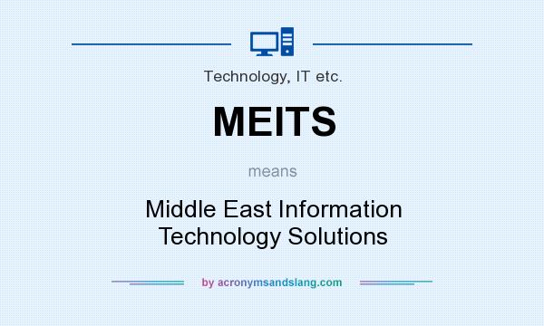 What does MEITS mean? It stands for Middle East Information Technology Solutions