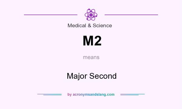What does M2 mean? It stands for Major Second