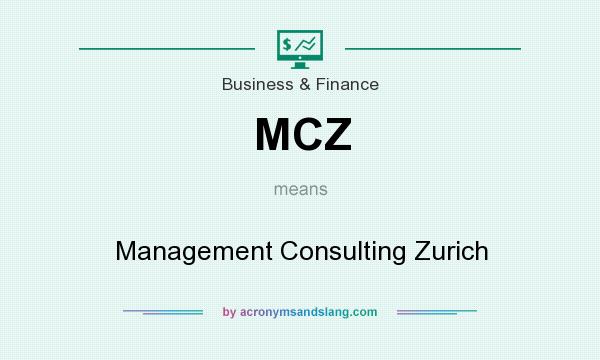 What does MCZ mean? It stands for Management Consulting Zurich