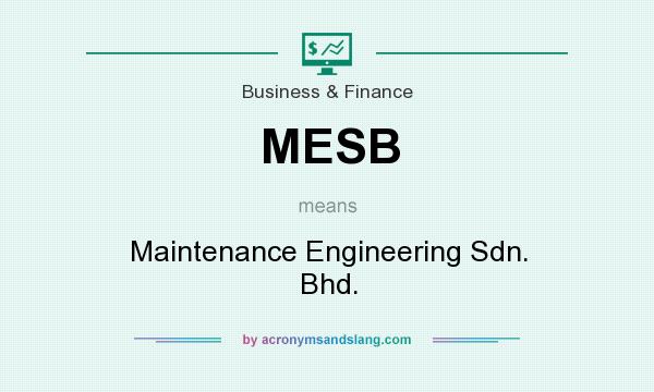 What does MESB mean? It stands for Maintenance Engineering Sdn. Bhd.