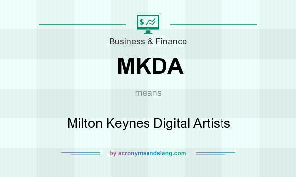 What does MKDA mean? It stands for Milton Keynes Digital Artists