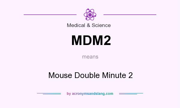 What does MDM2 mean? It stands for Mouse Double Minute 2