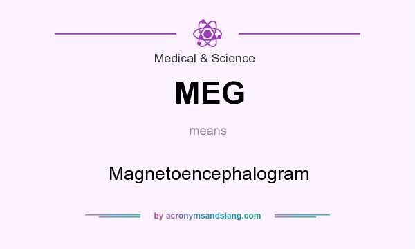 What does MEG mean? It stands for Magnetoencephalogram