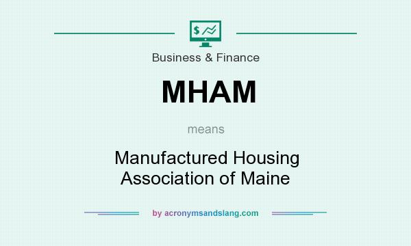What does MHAM mean? It stands for Manufactured Housing Association of Maine