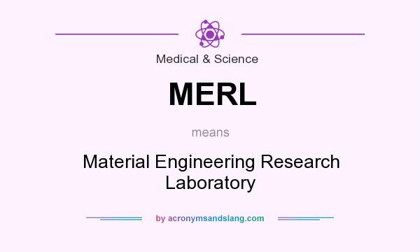 What does MERL mean? It stands for Material Engineering Research Laboratory