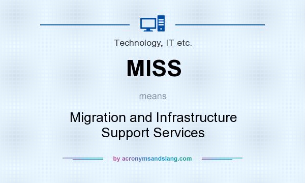 What does MISS mean? It stands for Migration and Infrastructure Support Services