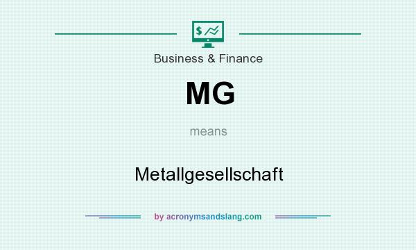 What does MG mean? It stands for Metallgesellschaft