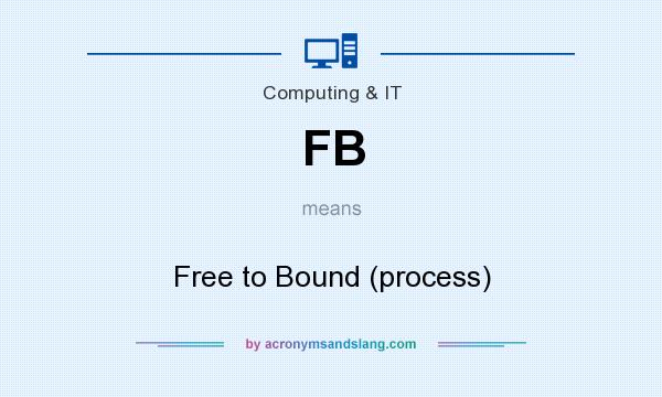What does FB mean? It stands for Free to Bound (process)