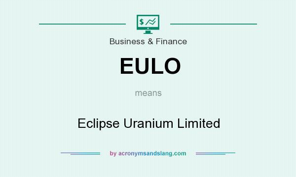 What does EULO mean? It stands for Eclipse Uranium Limited