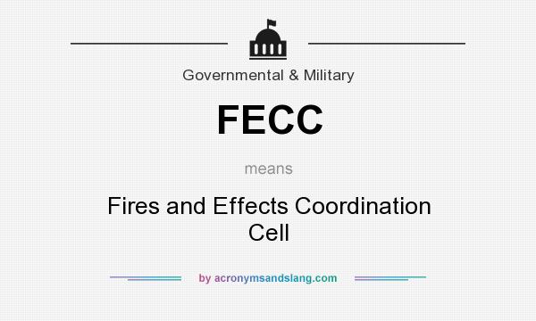 What does FECC mean? It stands for Fires and Effects Coordination Cell