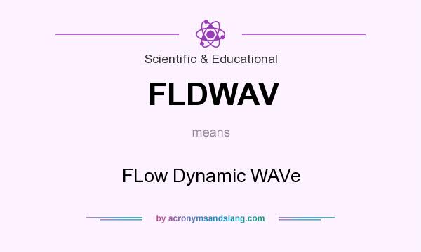 What does FLDWAV mean? It stands for FLow Dynamic WAVe
