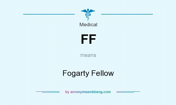 What does FF mean? It stands for Fogarty Fellow