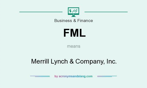What does FML mean? It stands for Merrill Lynch & Company, Inc.