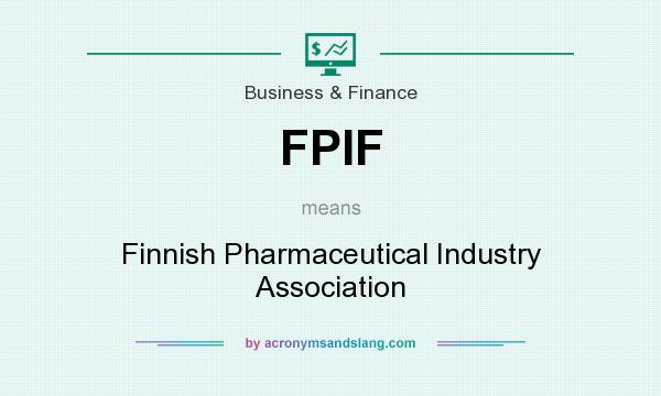 What does FPIF mean? It stands for Finnish Pharmaceutical Industry Association