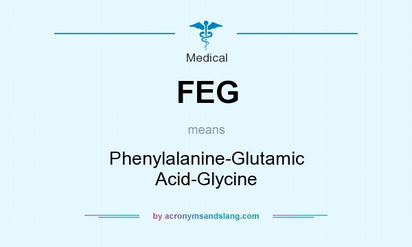 What does FEG mean? It stands for Phenylalanine-Glutamic Acid-Glycine