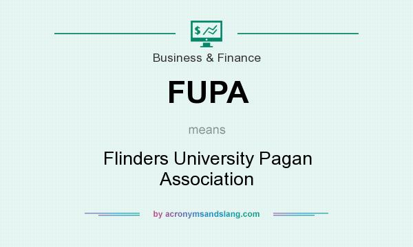 What does FUPA mean? It stands for Flinders University Pagan Association