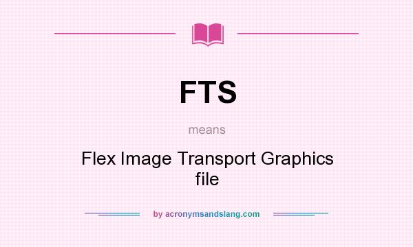 What does FTS mean? It stands for Flex Image Transport Graphics file