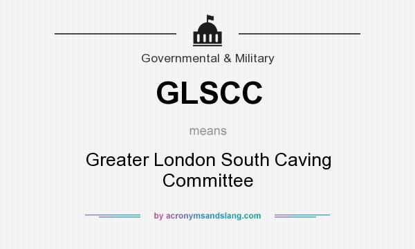 What does GLSCC mean? It stands for Greater London South Caving Committee