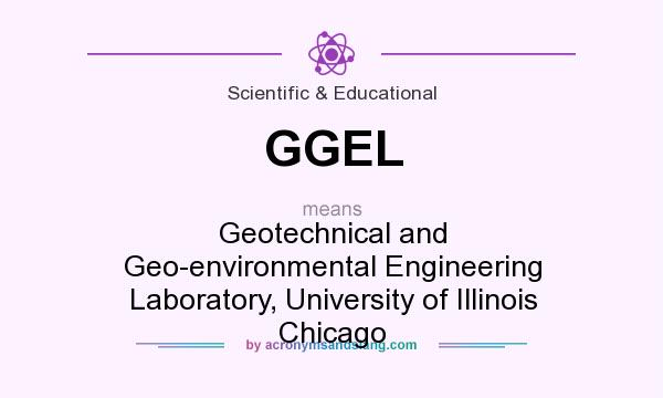 What does GGEL mean? It stands for Geotechnical and Geo-environmental Engineering Laboratory, University of Illinois Chicago