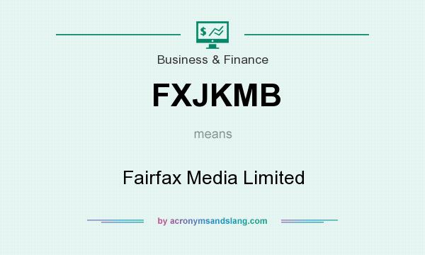 What does FXJKMB mean? It stands for Fairfax Media Limited