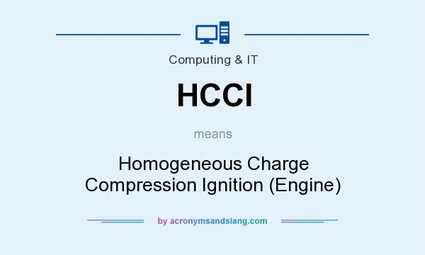 What does HCCI mean? It stands for Homogeneous Charge Compression Ignition (Engine)