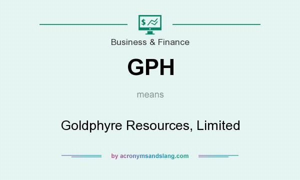 What does GPH mean? It stands for Goldphyre Resources, Limited