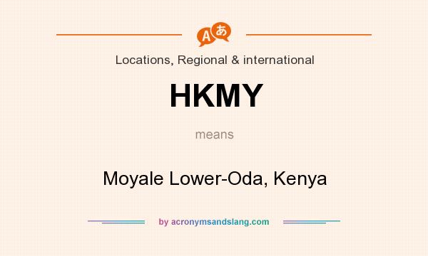 What does HKMY mean? It stands for Moyale Lower-Oda, Kenya