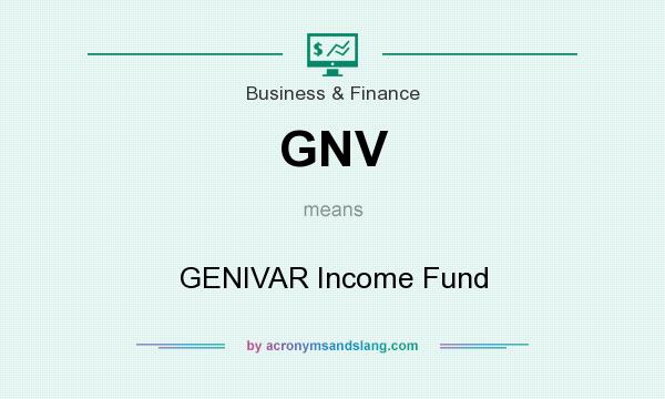 What does GNV mean? It stands for GENIVAR Income Fund
