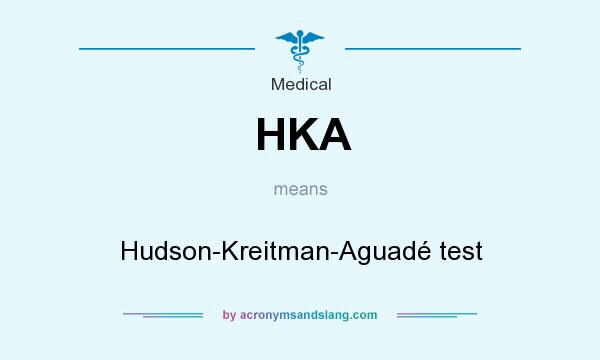 What does HKA mean? It stands for Hudson-Kreitman-Aguadé test