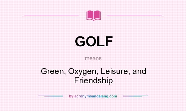 what does the word links mean in golf