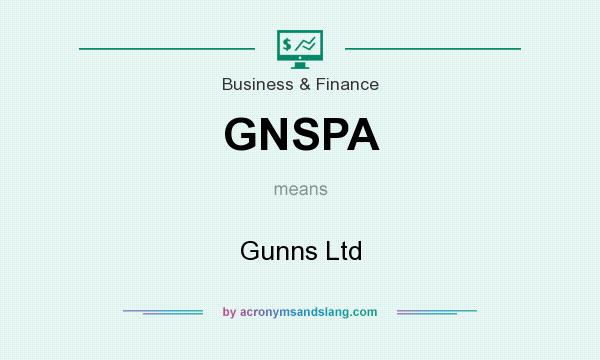 What does GNSPA mean? It stands for Gunns Ltd