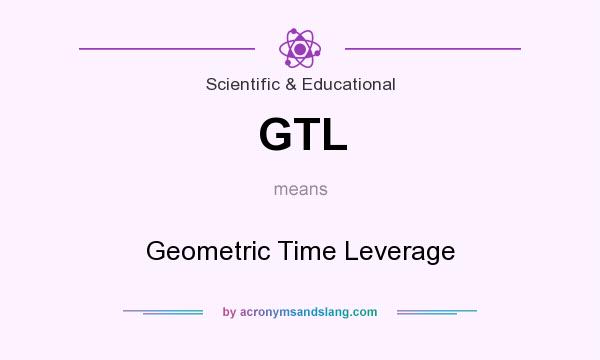 What does GTL mean? It stands for Geometric Time Leverage