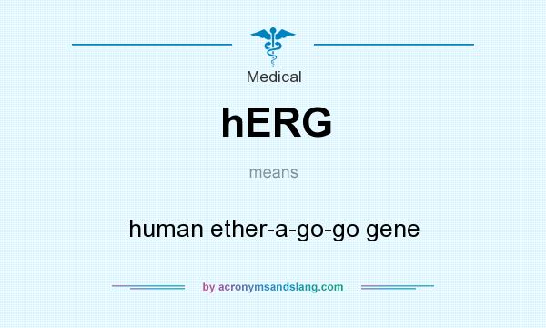 What does hERG mean? It stands for human ether-a-go-go gene