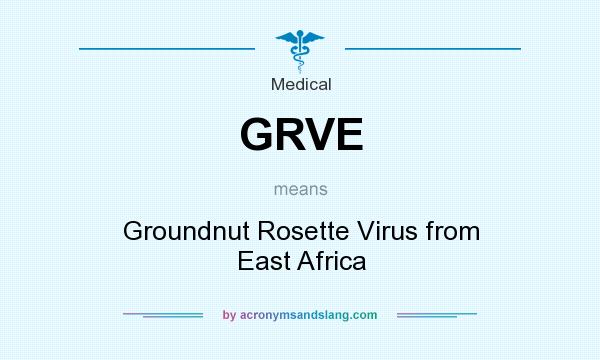 What does GRVE mean? It stands for Groundnut Rosette Virus from East Africa