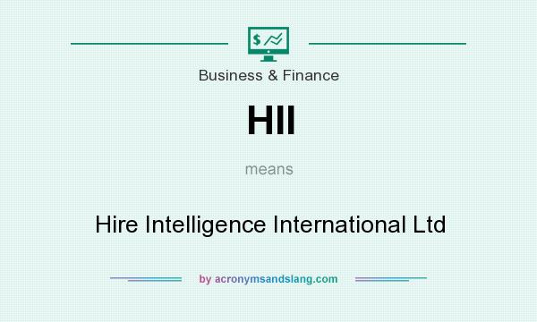 What does HII mean? It stands for Hire Intelligence International Ltd