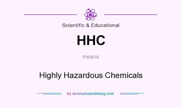 What does HHC mean? It stands for Highly Hazardous Chemicals