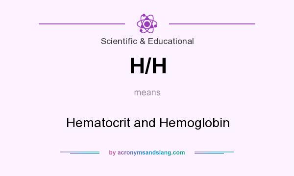What does H/H mean? It stands for Hematocrit and Hemoglobin