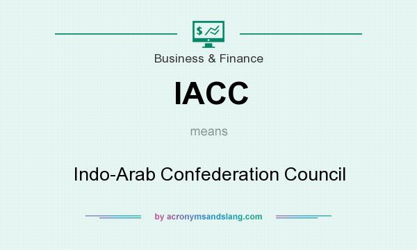 What does IACC mean? It stands for Indo-Arab Confederation Council