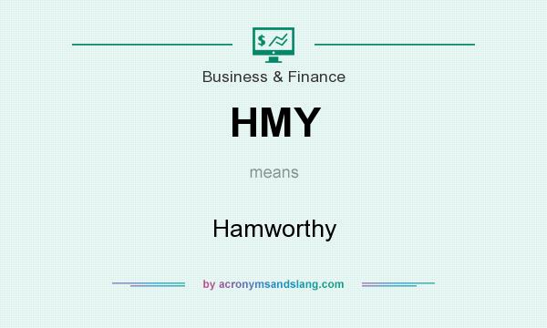 What does HMY mean? It stands for Hamworthy