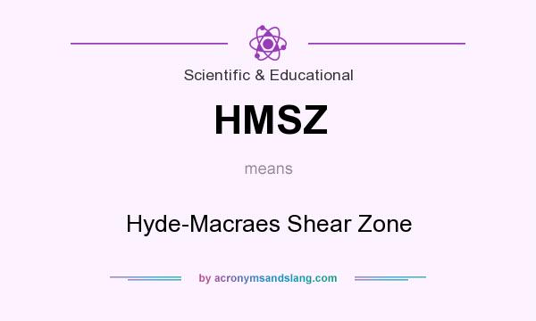 What does HMSZ mean? It stands for Hyde-Macraes Shear Zone