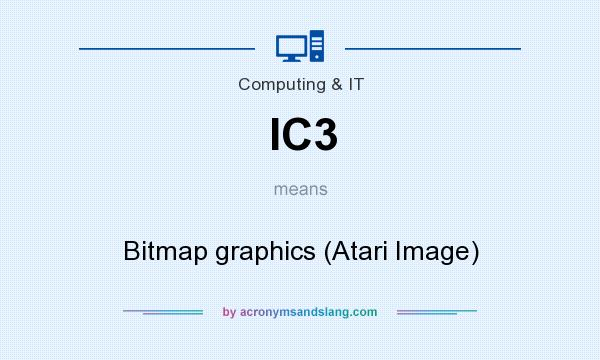 What does IC3 mean? It stands for Bitmap graphics (Atari Image)