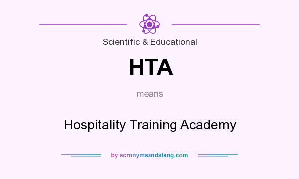 What does HTA mean? It stands for Hospitality Training Academy